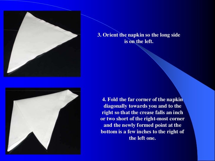 table napkin folding