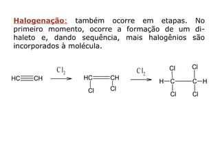Reações orgânicas - Reações de adição.ppt