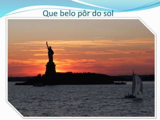 Que belo pôr do sol
 