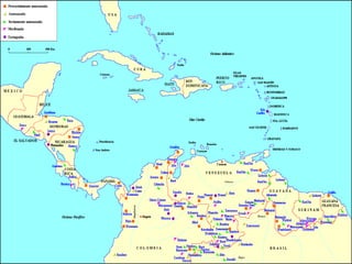 Área Intermedia, Caribe y Los Andes