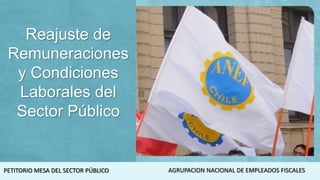 Reajuste de Remuneraciones y Condiciones Laborales del Sector Público 
AGRUPACION NACIONAL DE EMPLEADOS FISCALES 
PETITORIO MESA DEL SECTOR PÚBLICO  