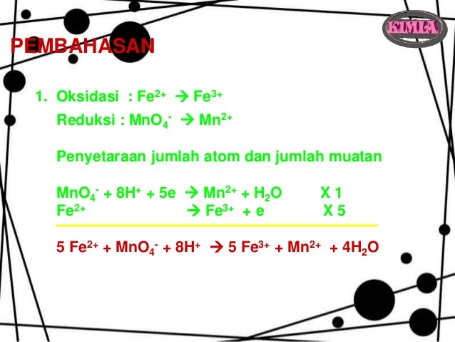 PENYETARAAN REAKSI REDOKS