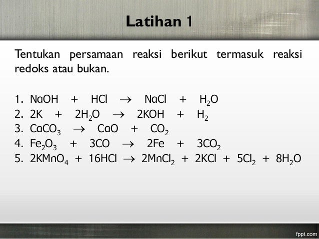 Reaksi redoks