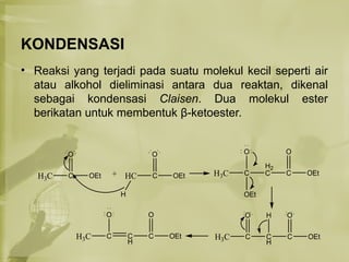 Reaksi Kondensasi: Penjelasan, Contoh, dan Aplikasinya