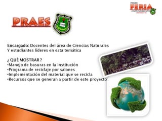 PRESENTACIÓN DE LA FERIA