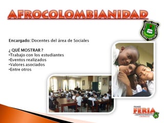 PRESENTACIÓN DE LA FERIA