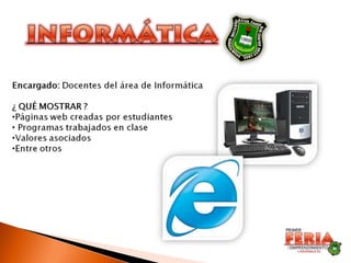 PRESENTACIÓN DE LA FERIA