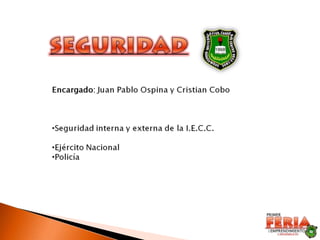 PRESENTACIÓN DE LA FERIA