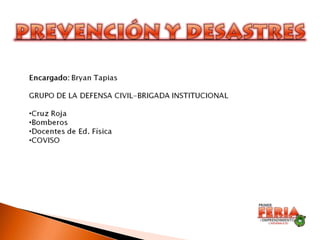 PRESENTACIÓN DE LA FERIA