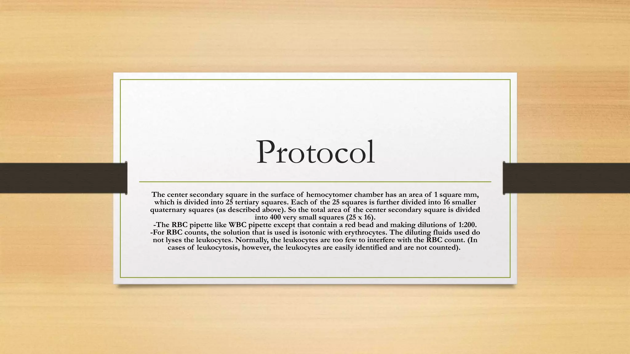 ENUMERATION OF RBCS | PPTX