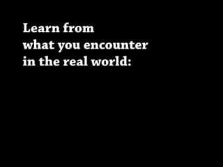 Real (bad) Usability