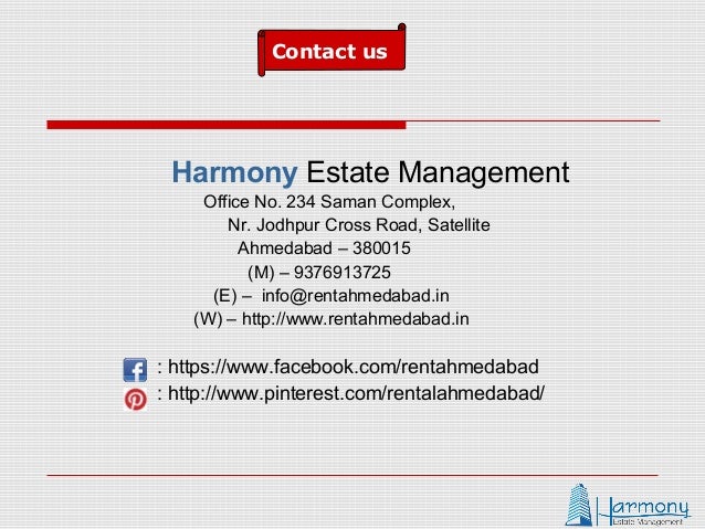 Real Estate Agent In Ahmedabad - Harmony Estate Management