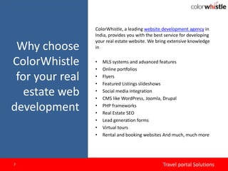 Real Estate Website Design Services by ColorWhistle | PPT