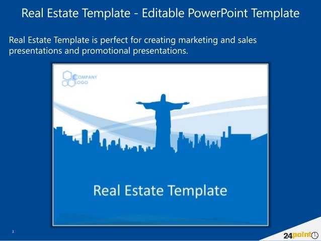 real estate editable powerpoint template