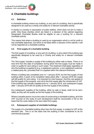 Vat Building UAE VAT Real estate-guide | PDF