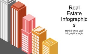 Real
Estate
Infographic
s
Here is where your
infographics begin
 