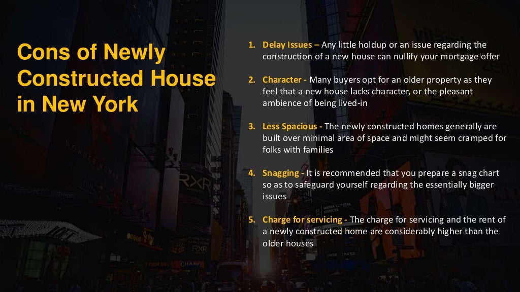 Buying a New House Vs Old House in NYC