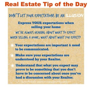 Real Estate tip of the day May 4th