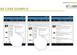 Copyright © 2014, eProseed and/or its affiliates. All rights reserved. |
USE CASE EXAMPLE
 