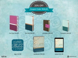 App $14.99 Hardcover $34.99 eBook $22.99
Full Size $54.99 Full Size $54.99 Compact $44.99 Compact $44.99
Coupon Code: REAL20
20% OFF
 