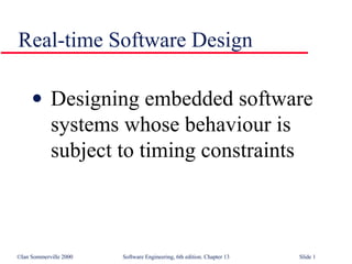 Real-time Software Design ,[object Object]