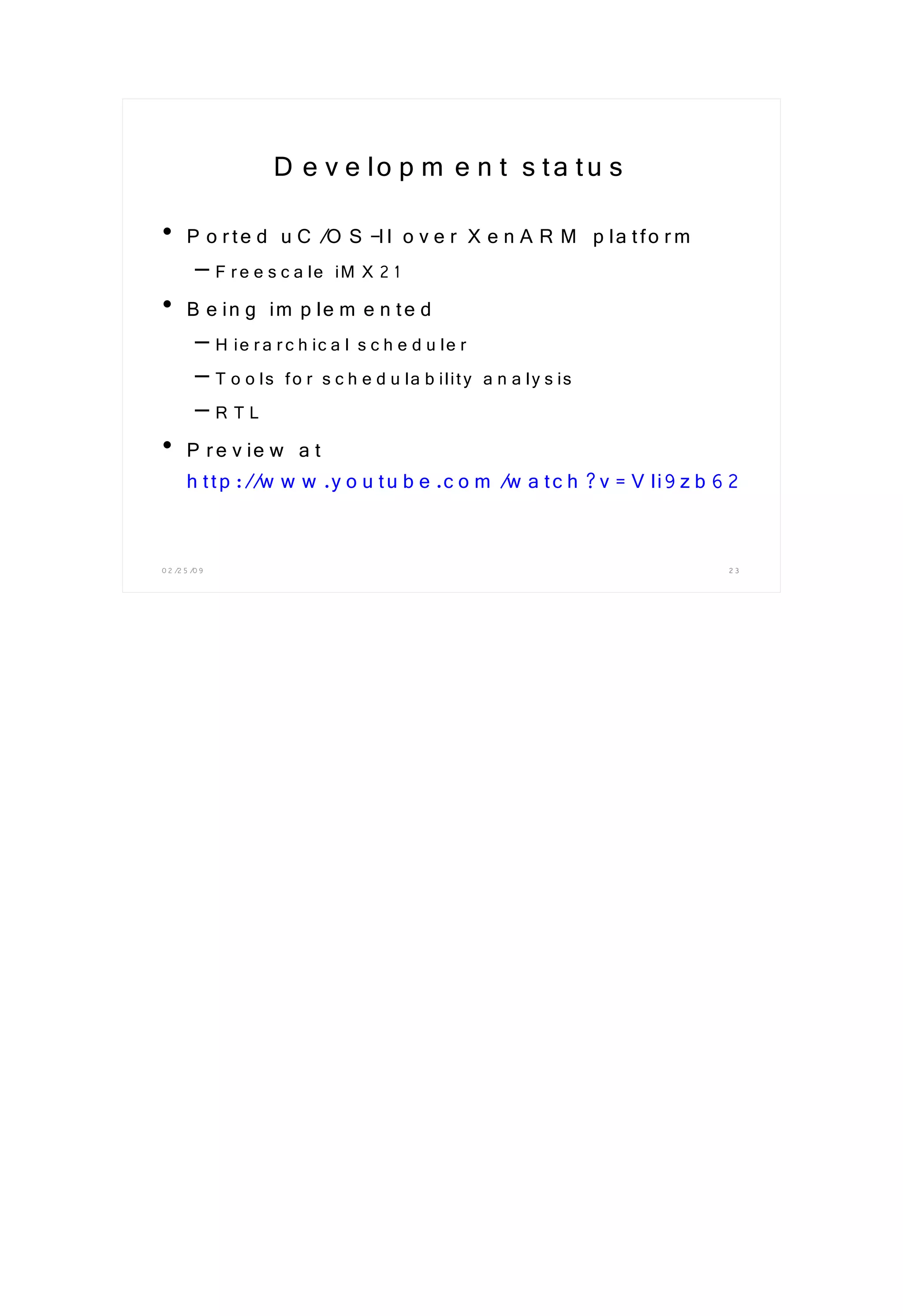 XS Oracle 2009 Real Time And Vmm