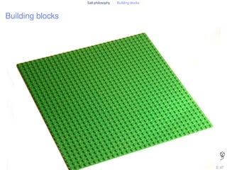 Salt philosophy Building blocks
Building blocks
3 / 47
 