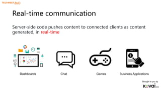 Real time communication with Azure Functions with Azure SignalR | PPTX