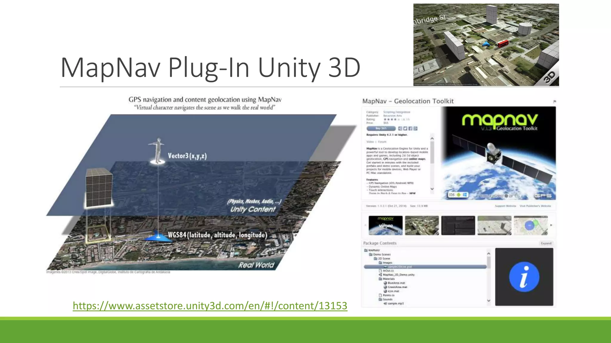 MapNav Plug-In Unity 3D
https://www.assetstore.unity3d.com/en/#!/content/13153
 