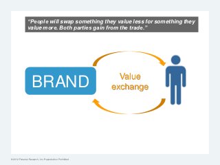 “People will swap something they value less for something they
               value more. Both parties gain from the trade...