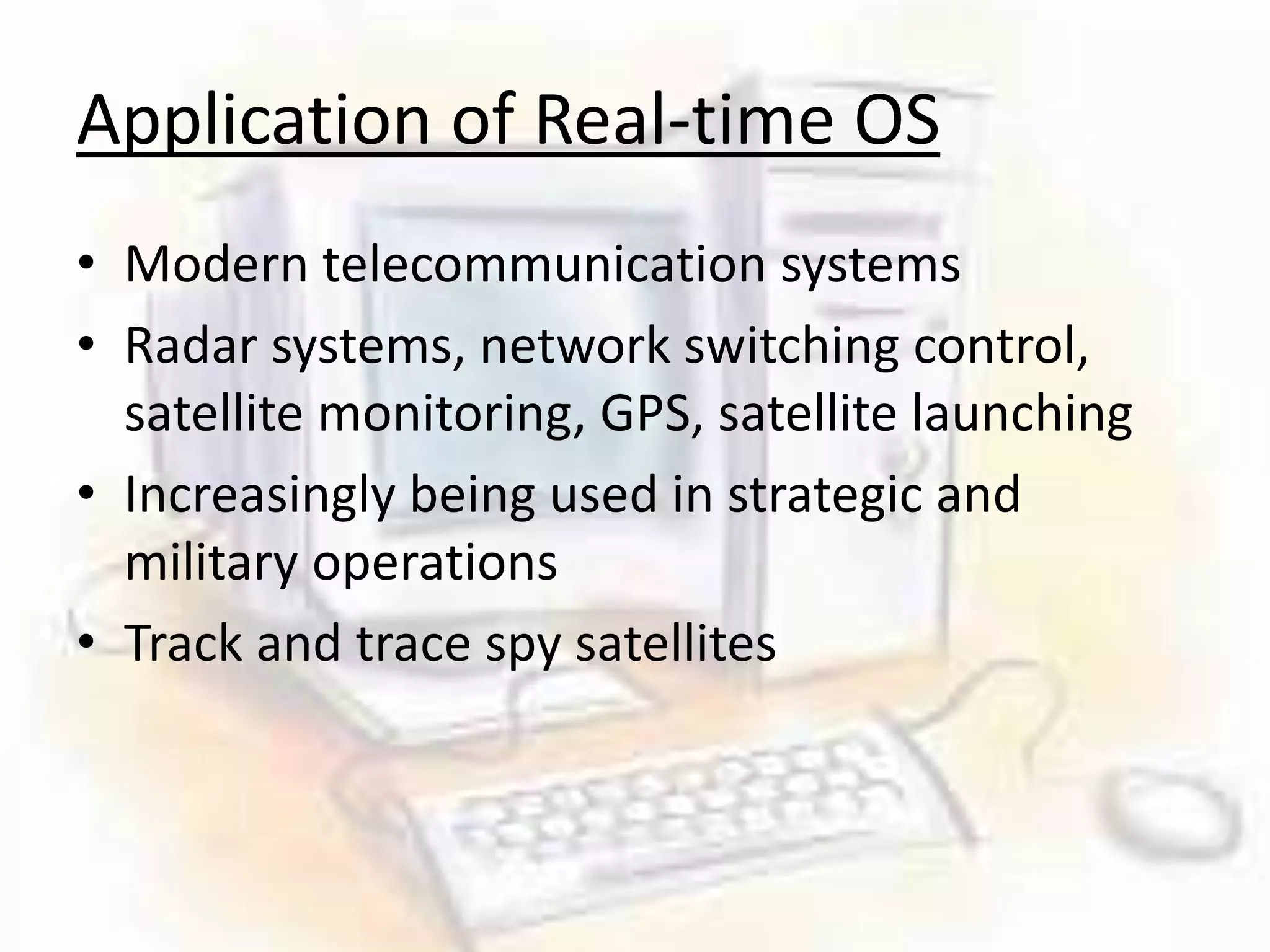 Real time operating system | PPT