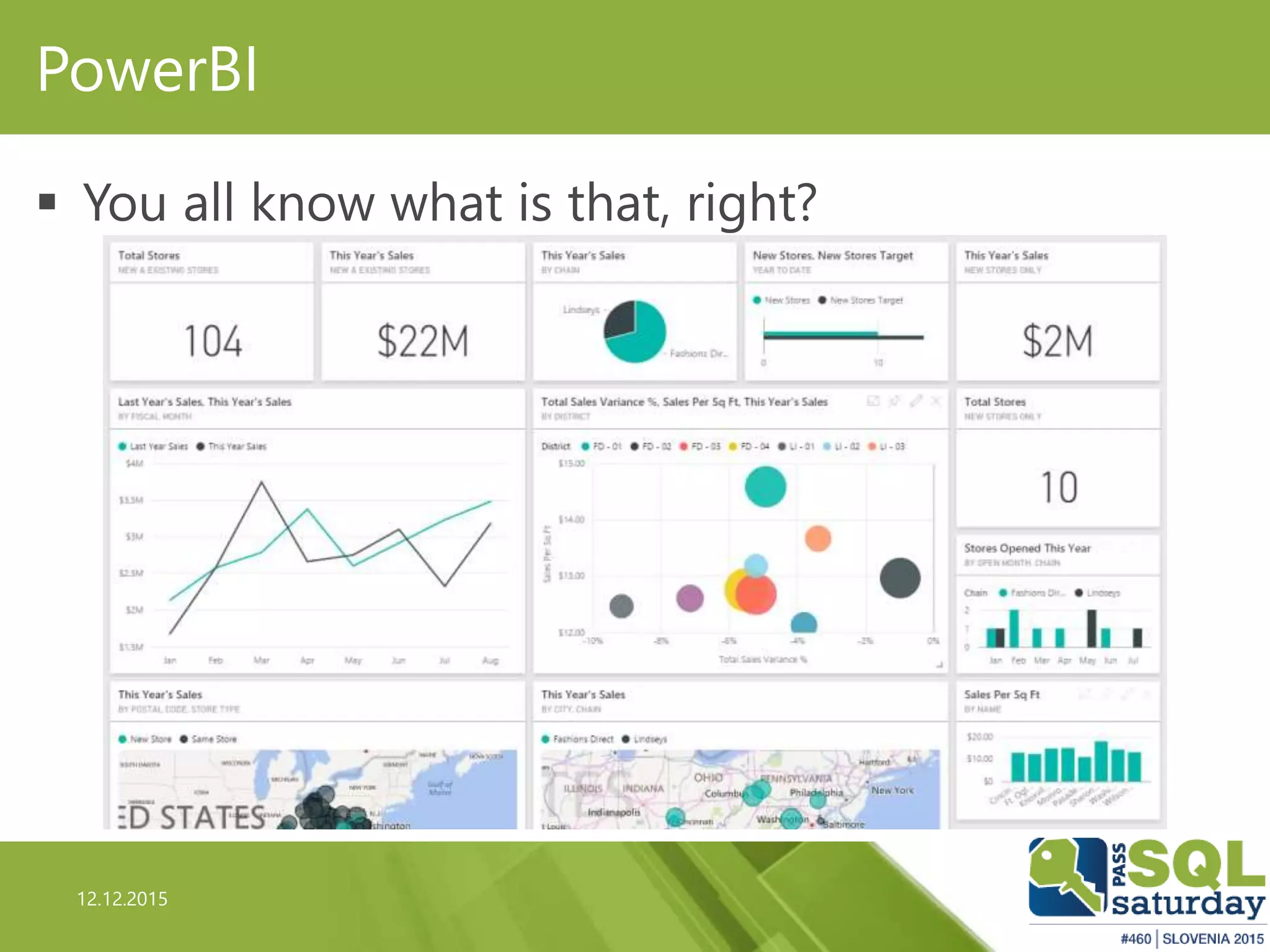 12.12.2015
PowerBI
 You all know what is that, right?
 