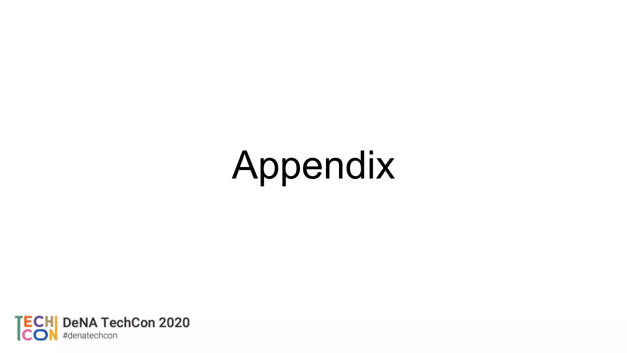 Appendix
 