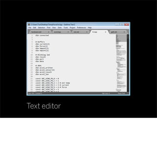 Text editor
 