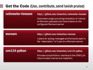 Real-Time Telemetry Processing for OpenStack with Riemann | PDF