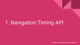 Real User Monitoring con Navigation Timing API, Tag Manager e Google Analytics Slide 4