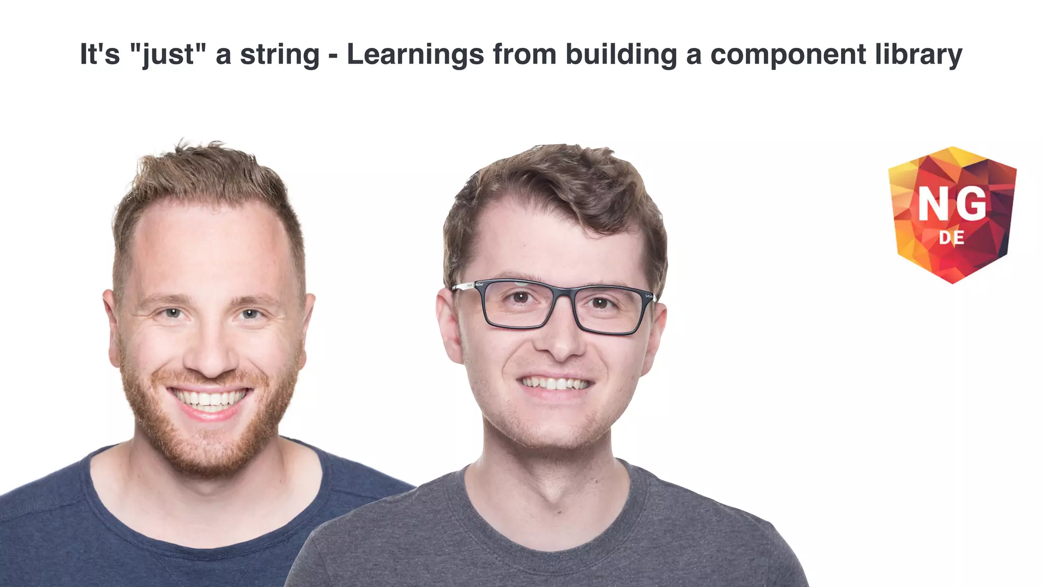It's "just" a string - Learnings from building a component library 
 