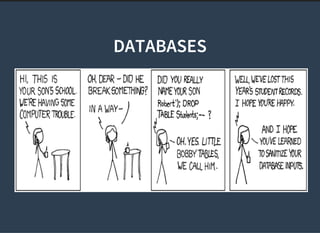 DATABASES
 