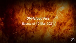 OVHcloud Fire
Events of 10 Mar 2021
 