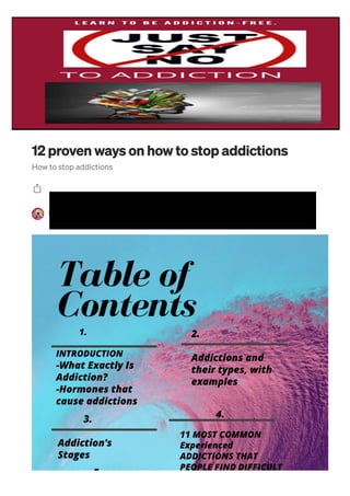 TANIMOLA SAMUEL SUNDAY
About
12 proven ways on how to stop addictions
How to stop addictions
TANIMOLA SAMUEL SUNDAY May 14 · 15 min read
Get started Open in app
 
