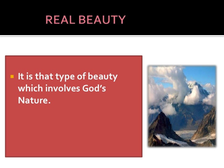 Real Beauty vs Artificial Beauty