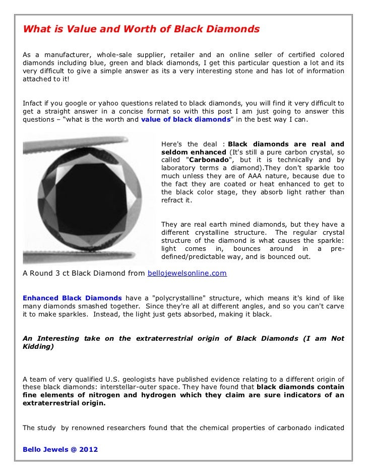 black diamond stone price