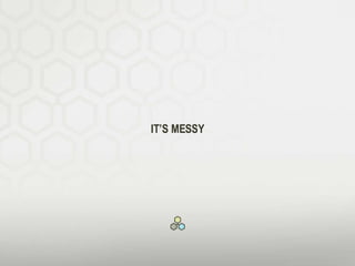 IT’S MESSY 