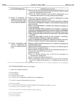 Real Decreto 777/1998, de 30 de abril, por el que se desarrollan determinados aspectos de la ordenación de la formación pr...