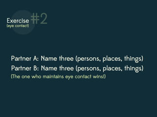 Real Delivery: Presenting as Yourself