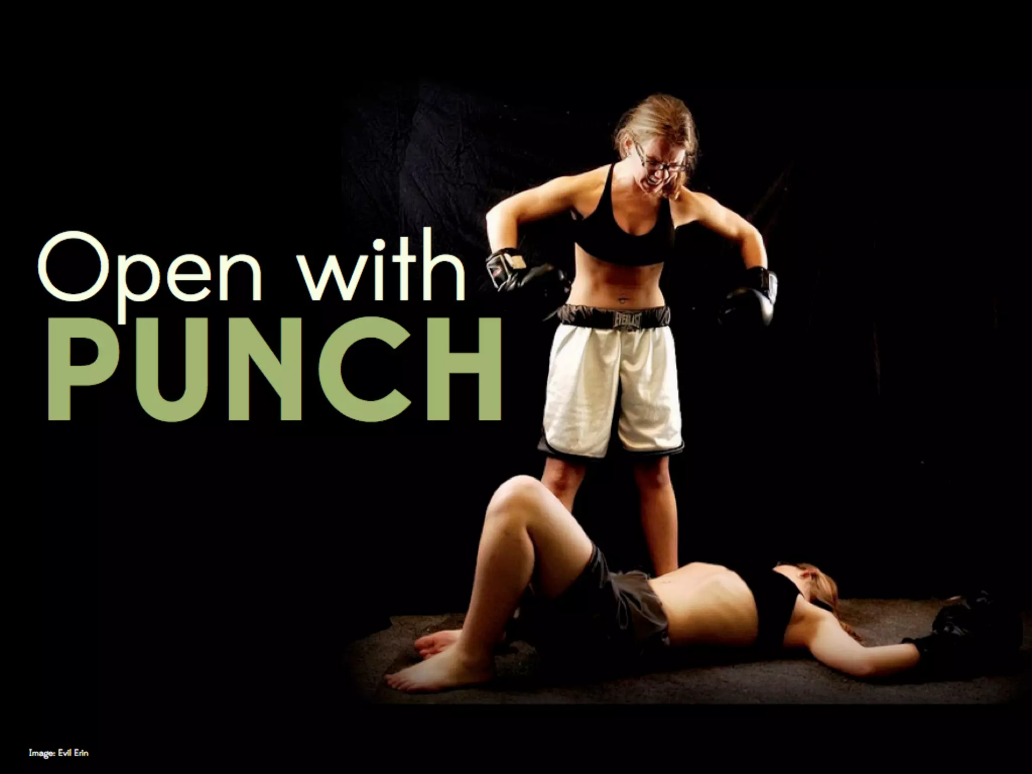 Skip the pre amble and the overdone and use something that has impact.
 