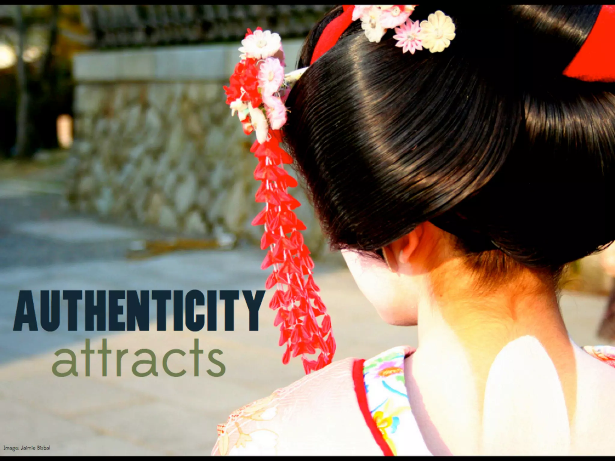 Be yourself. Audiences don’t respond to speakers who put on a persona that doesn’t stem from their true selves.
A presentation is conversation with intention and purpose.
 