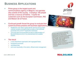 RealDolmen Corporate Presentation