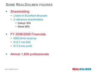 RealDolmen Corporate Presentation