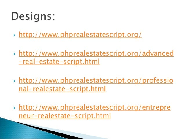 Real Estate Script Php Realestate Script Real Estate Script Php Realestate Script
